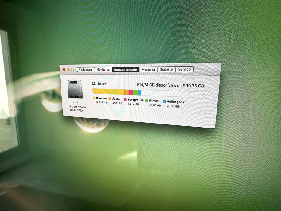 iMac 27" | Vale só pelo Ecrã | 2x SSD 1TB+512GB | 8GB RAM