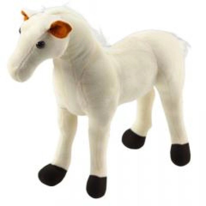 Koń biały 40x37cm ,329x420 mm