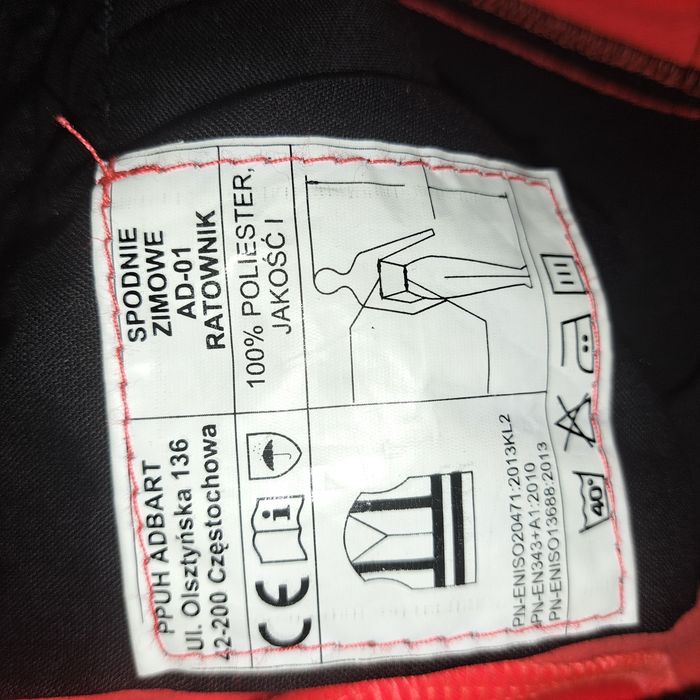 Spodnie zimowe Adbart Ratownik Medyczny