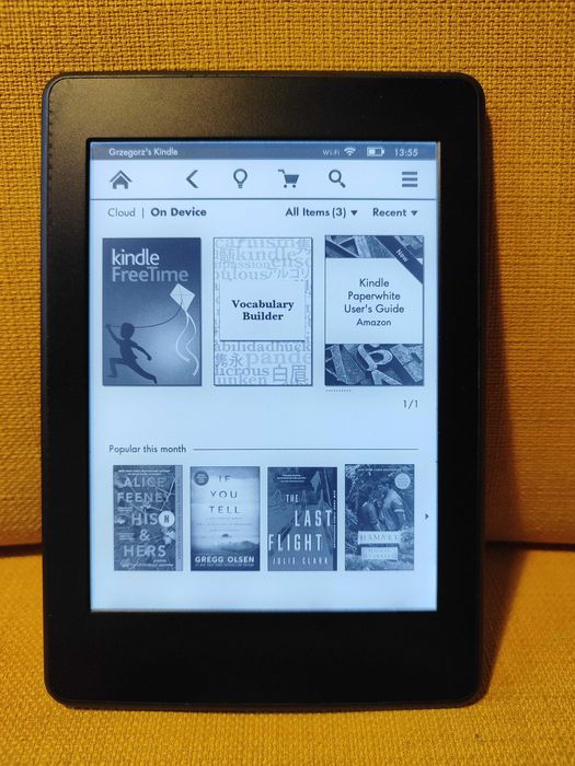 Kindle paperwhite 7th generation bez reklam + nowa okładka / etui