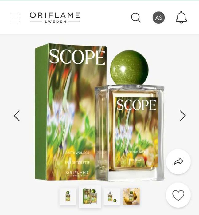Scope Earth Wonder woda toaletowa Oriflame 46057 EX.03.29