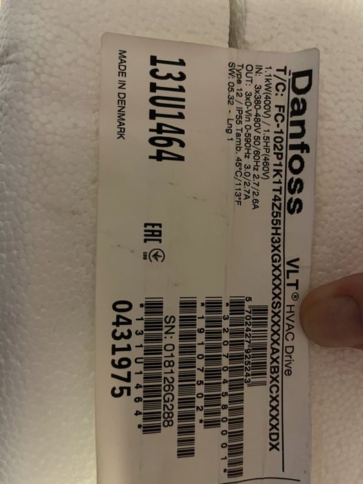 Falownik Danfoss VLT HVAC Drive