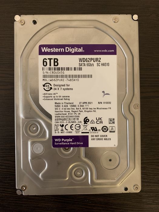 Western digital Purple 6TB
