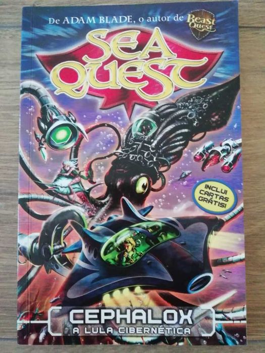 Livro Sea Quest 1: Cephalox, a Lula Cibernética nº 1