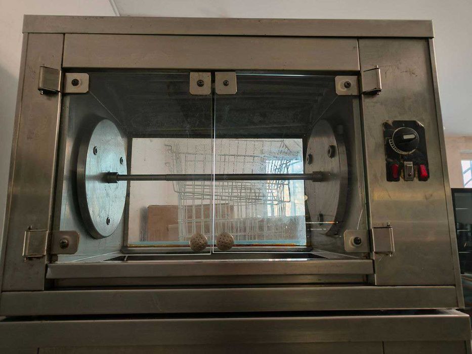 Апарат для курей гриль з тепловою вітриною