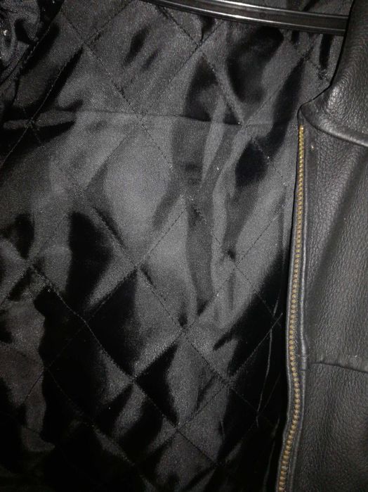 Blusão em pele genuína