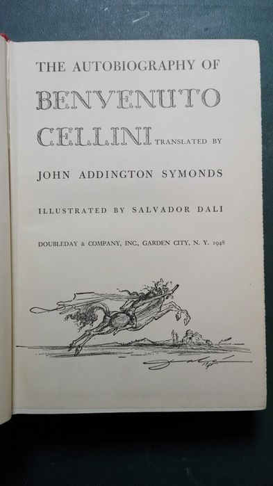 Autobiografia de Benvenuto Cellini, ilustrada por Salvador Dalí, 1946