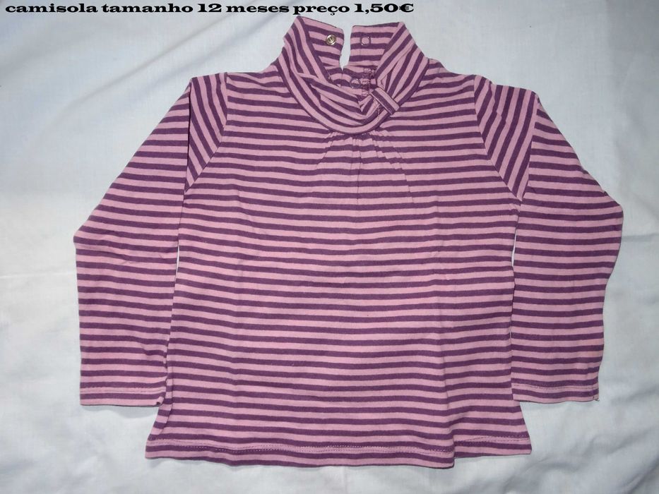 camisolas criança de 6 a 12 meses e 4 a 6 anos outono/inverno