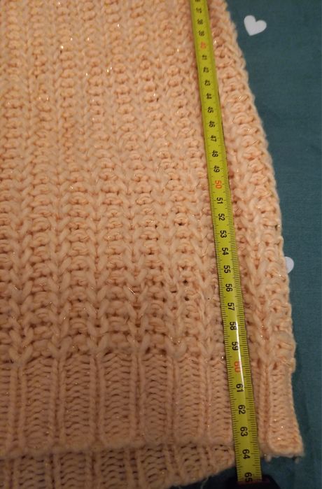 Swetr damski morelowy , golf S/M