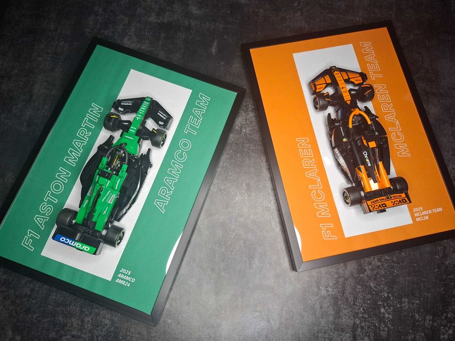 Zestaw ramek na LEGO SC F1 Aston Martin [77245] i F1 McLaren [77251]