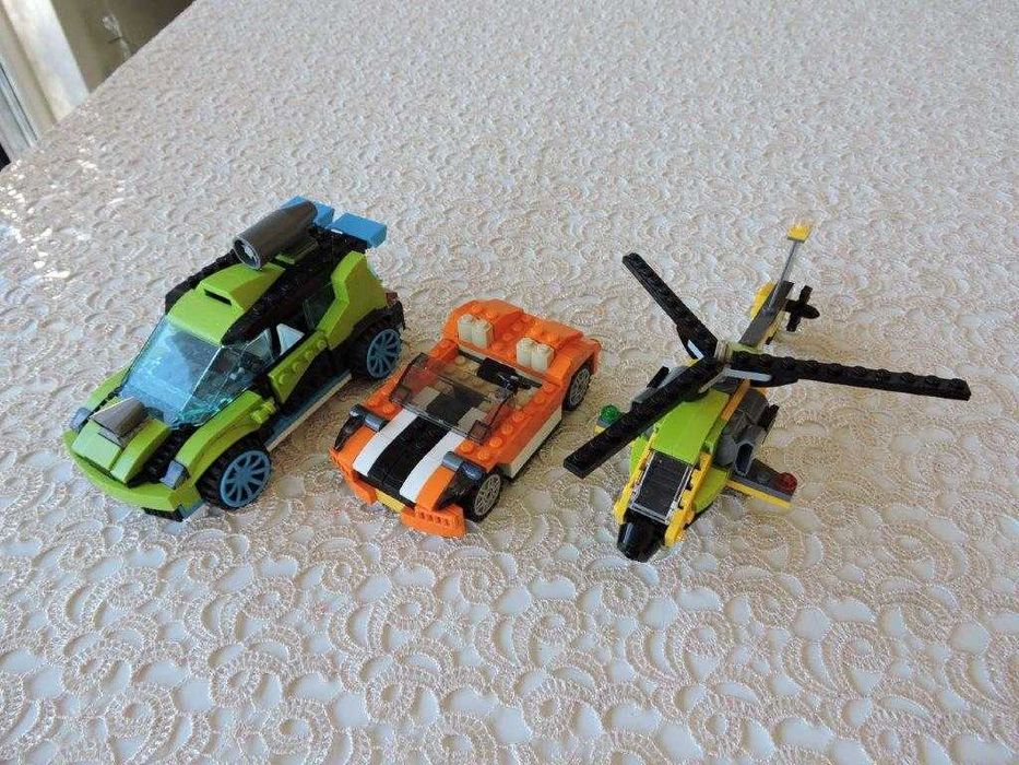 Lego Creator 31017, 31092, 31074 - całość