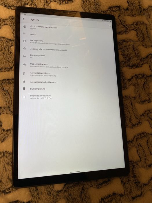 Tablet Lenovo TAB M10 FHD Plus