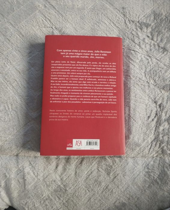 Livro do Nicholas Sparks