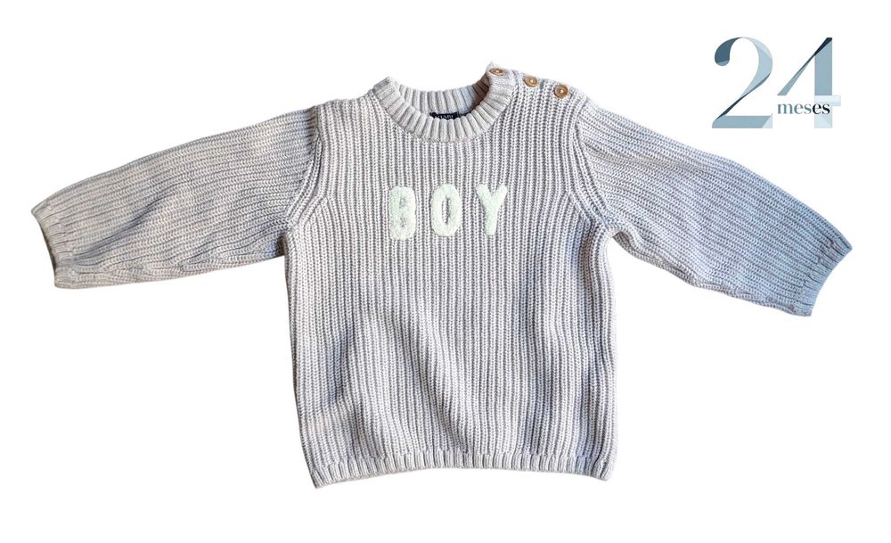 Camisola Bege Kiabi 24 meses