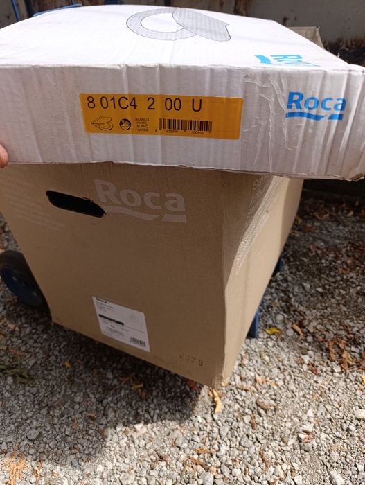 Подвесной унитаз Roca Ossa/Hebe Rimless с сиденьем SLIM Soft Close  , артикул A34H138000