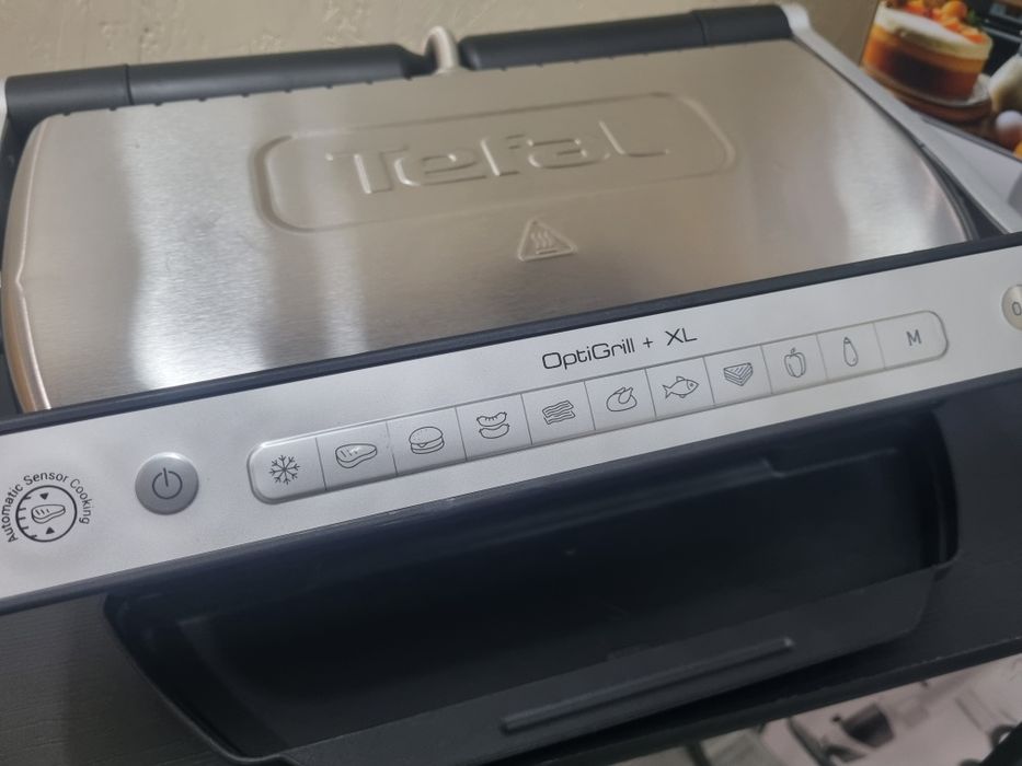 Гриль Tefal Optigrill + XL GC727 без заводського пакування!