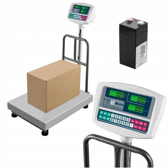 Waga magazynowa sklepowa elektroniczna do 300kg 40x50cm na sklep