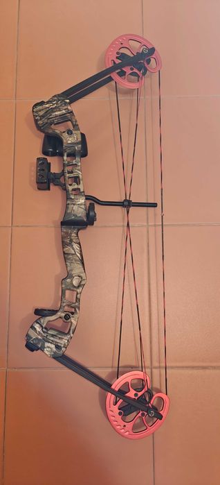Arco Barnett Compound bow 45 a 60 lbs + Saco + Aljava + 10 flechas