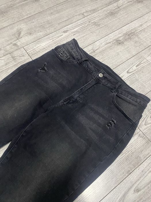 Black Flared Jeans Джинси Y2k, opium, emo