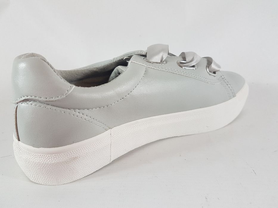 EVEN&ODD ADIDASY damskie eko skóra PIĘKNE ROZMIAR 39 nowe srebne
