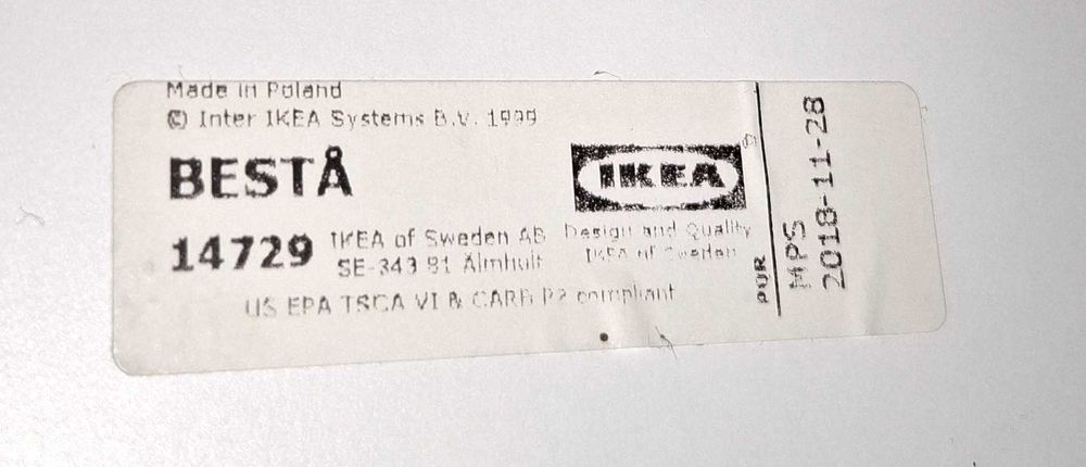 Szafka RTV podwieszana IKEA Besta