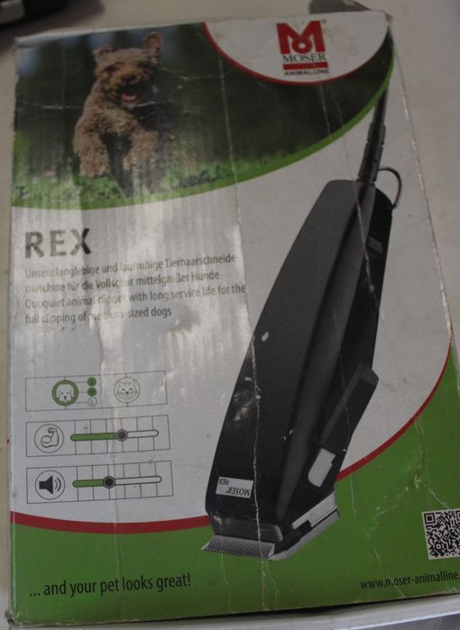 Máquina de Tosquiar Cães MOSER REX 1230 – Profissional