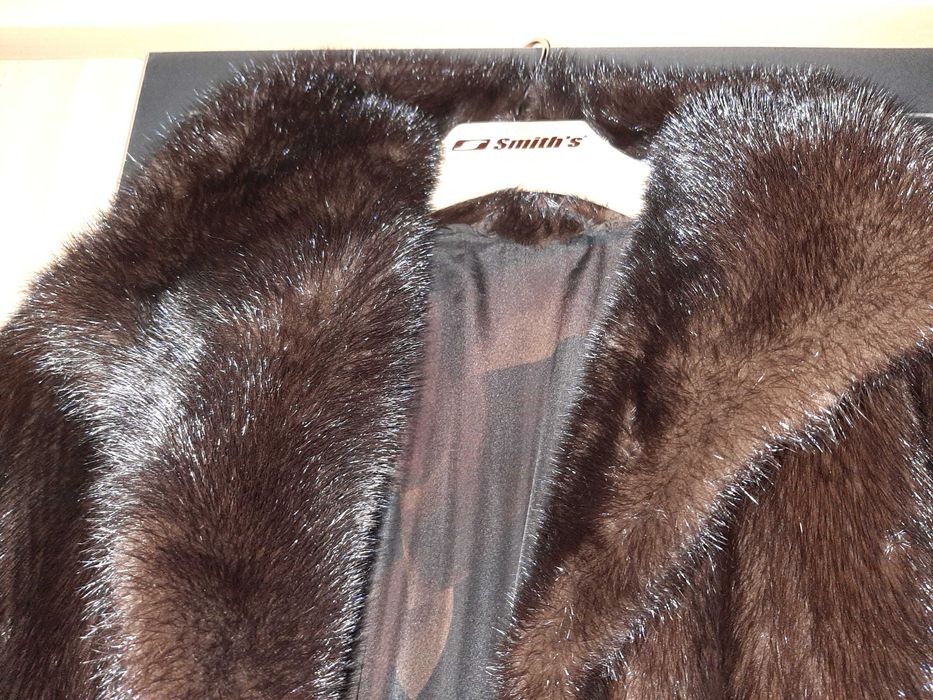 Kurtka z Norek - Giorgio - Markowe futro