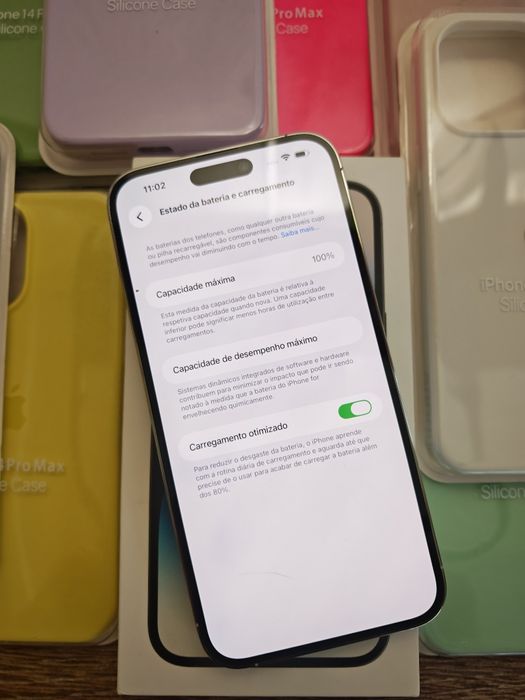 iPhone 14 Pro Max 128GB Silver Como Novo   Aceito Retomas