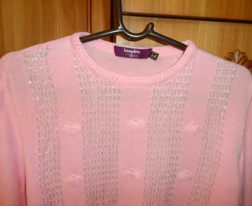Красивый свитер Inspire New Look p. L джемпер с вышивкой в идеале