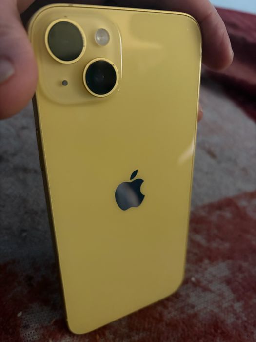 Iphone 14 plus żółty stan jak nowy komplet