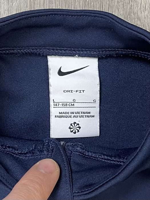 Nike dri-fit кофта лонгслив 147-158 см подростковая спортивная