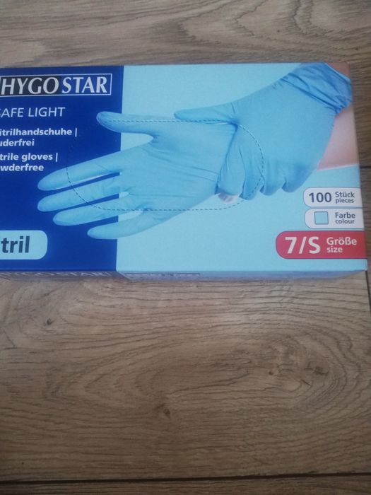 Sprzedam rękawiczki gumowe S