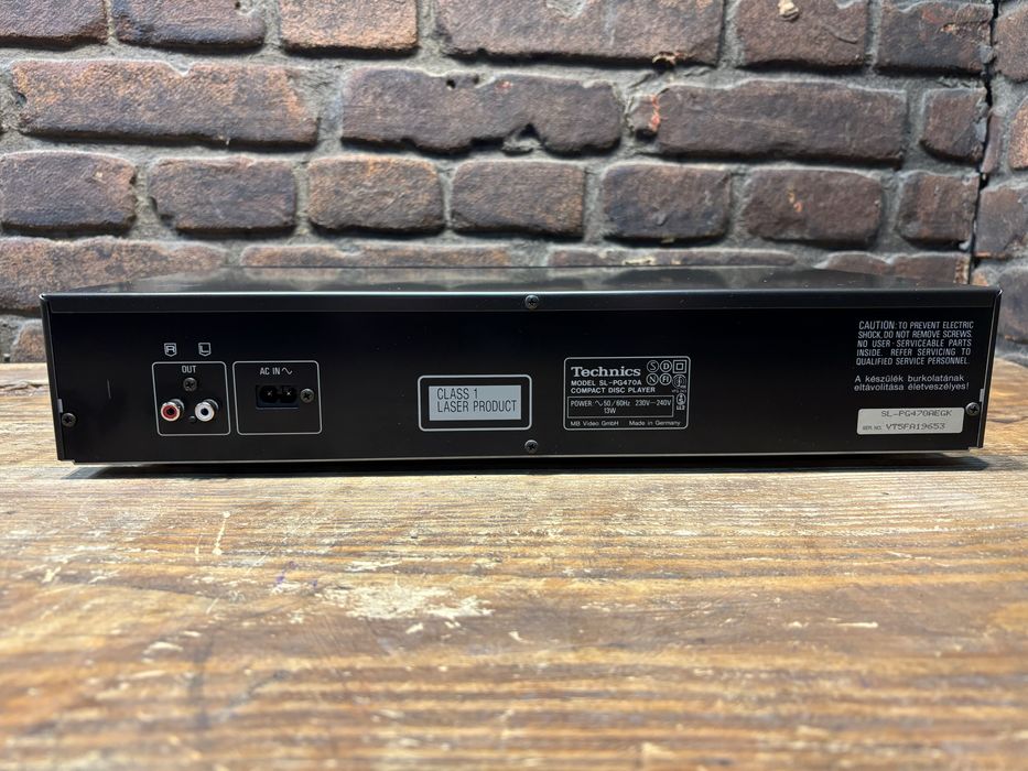 Odtwarzacz CD Technics SL PG 470 A