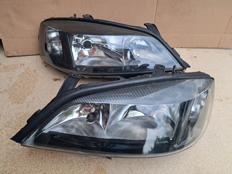 Фари Black Opel astra g, Опель астра