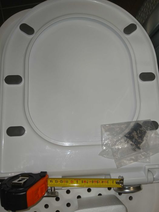 Deska sedesowa biała x2