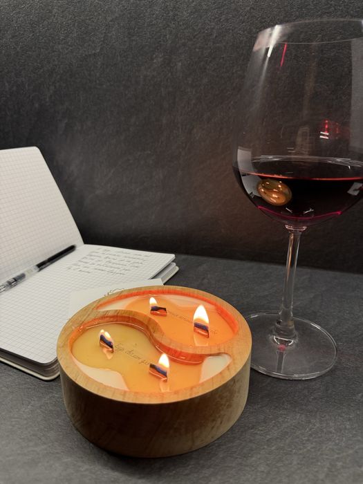 Свічка з потаємним написом, подарунок дівчині, хлопцю, чоловіку