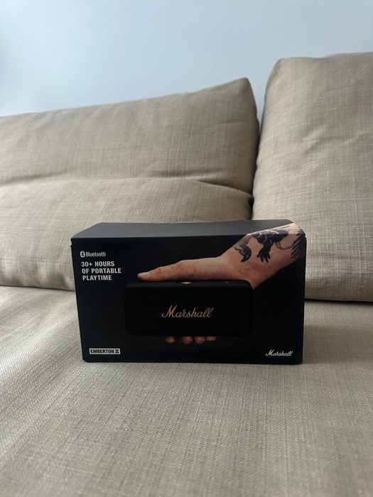 Coluna Bluetooth Marshall Emberton II – Nova e Selada