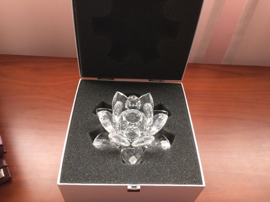 Candelabro cristal Swarovski - Nenúfar grande