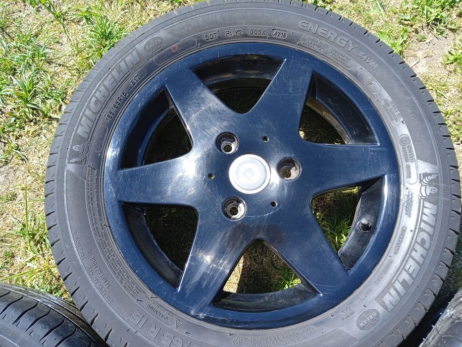 felgi aluminiowe 3x112 smart fortwo 450 opony lato 165/65 15 i 185/60