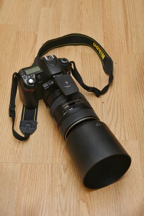 Обьектив Nikon 80-400 (i) з камерою Nikon d80