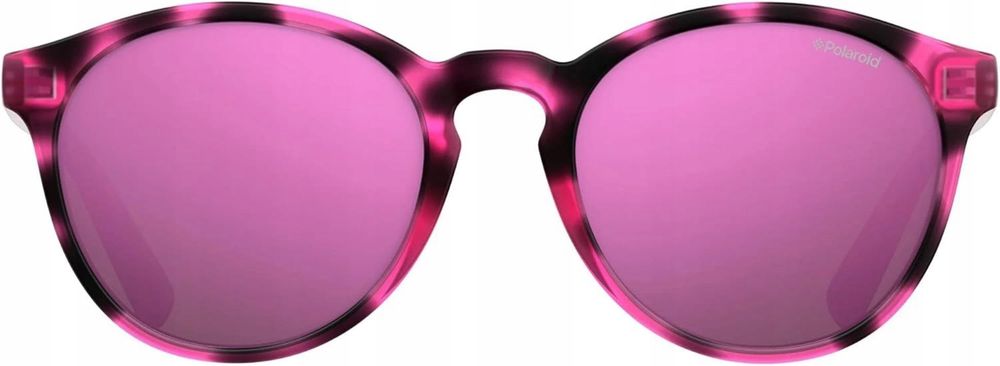 Uniseks PLD 8024/S Okulary Przeciwsłoneczne, Fuchsia/Grey Pink, 47mm