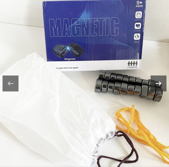 Настільна гра Магнітна Арена, Мотузка з магнітами, Магнітне поле