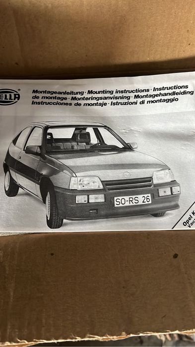 Farois longo alcance kadett E Gsi hella