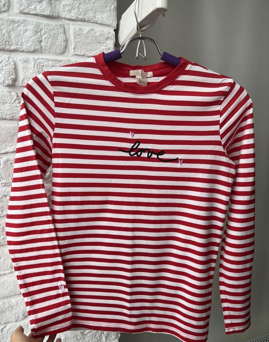 Жіночий лонгслів H&M у смужку
