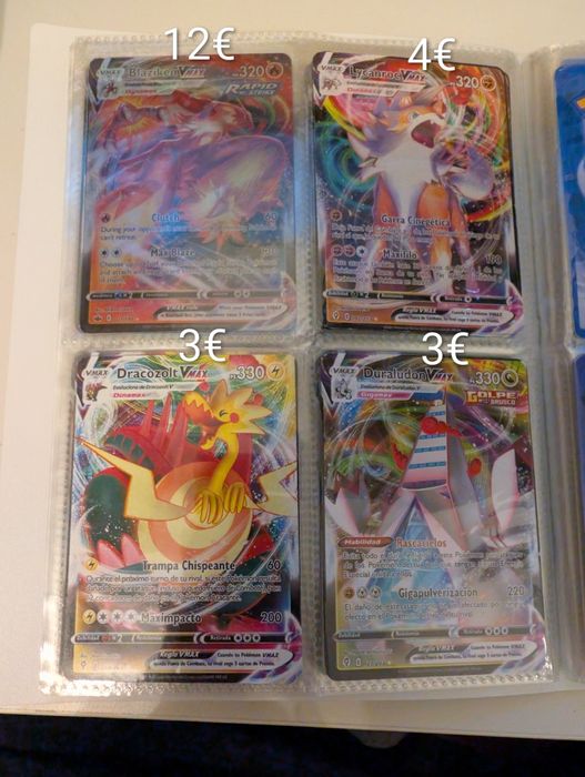 Cartas Pokémon diversas