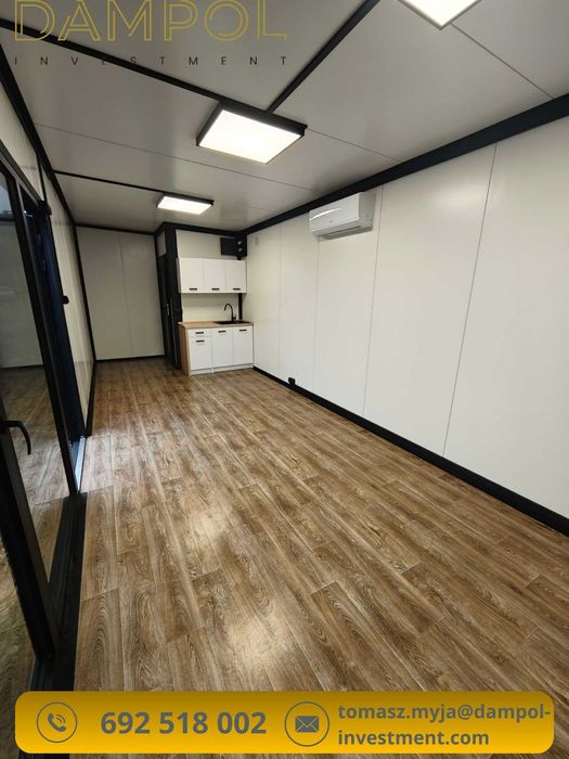 całoroczny Pawilon 8×3 m /szyby stop-sol /PIR/gotowy od ręki /kontener