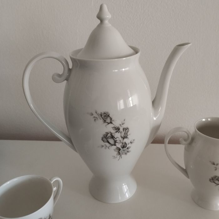Conjunto de café, porcelana Spal