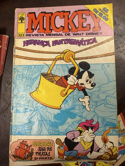 Mickey - 4 livros de 1979 - Editora Abril