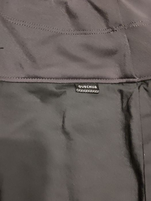 Spódnico-spodenki damskie turystyczne szare Quechua NH500 plus spodenki dresowe hm36 S  bdb