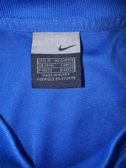 синій вінтажний лонг nike total 90